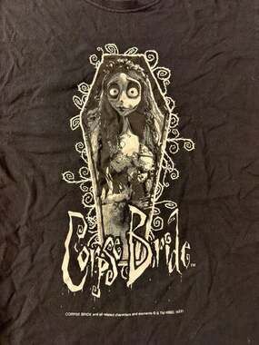 Tim Burton's Corpse Bride Emily Coffin Graphic T-Shirt